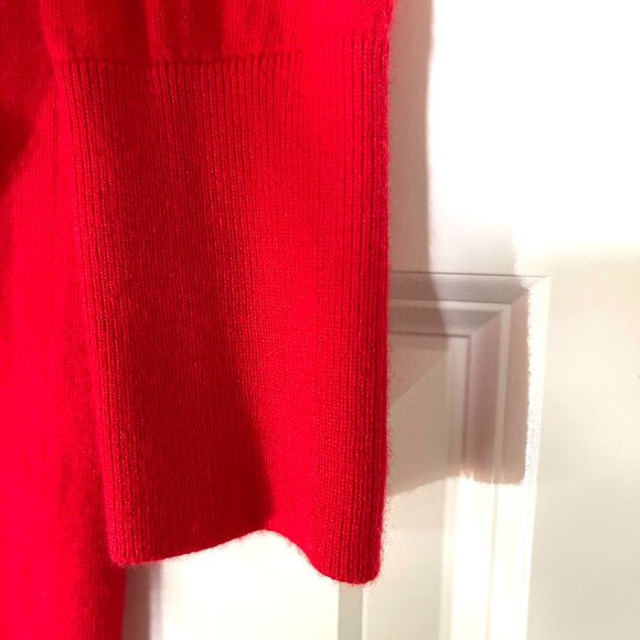 Halogen Women’s Red Long Open Front Cardigan – Small - Picture 8 of 11